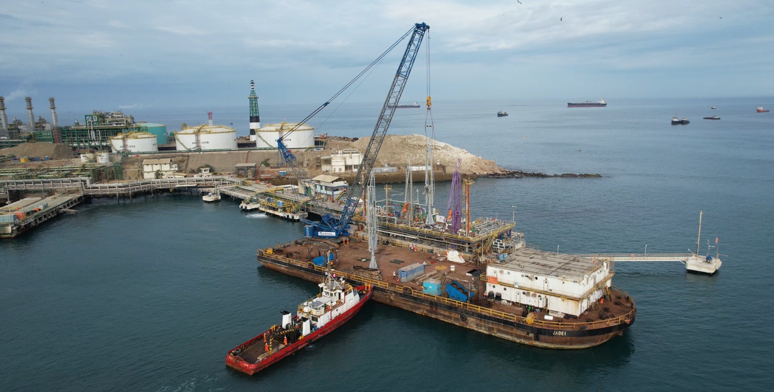 Compañía Naviera Natalia Liquid Loading Arms Installation Project In Talara Compañía Naviera 1630